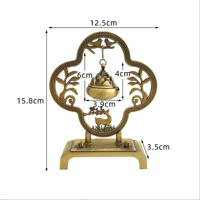 

Креативная подвесная курильница из сплава для домашней ароматерапии - стиль печи Boshan