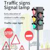 Interactive Kids Traffic Signal Light Toy for Toddler Outdoor Safety Learning Roleplay Activity Educational Road Sign