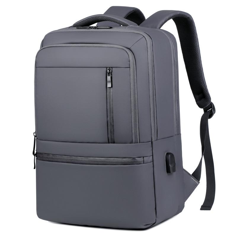 

TS JYL laptop bag,Large Backpack Business Travel Waterproof USB Laptop Bag Width 30 Height 42 Thickness 13 сірий
