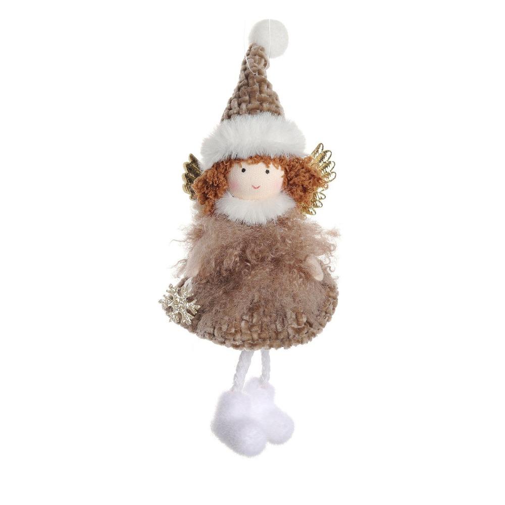 New Christmas Supplies Christmas Feather Angel Christmas Tree Decoration Pendant Small Pendant Christmas