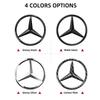 1pcs 52mm 57mm Car Steering Wheel Badge Emblem Sticker Auto Styling For Mercedes Benz AMG A B C E S Class GLC GLK GLE GLA CLA1 FBT1