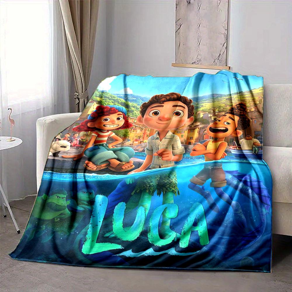 1Pc Luca'S Underwater Adventure Blanket Soft And Comfortable Casual Warm Camping Travel Christmas Halloween Xmas Gift M924311