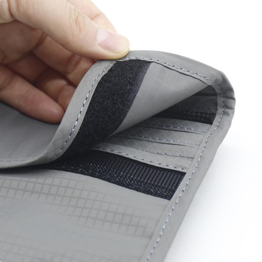 Rfid-Blocking Neck Wallet Neck Hanging Document Credit Case Safety RFID Passport Bag  Travel