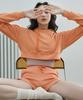 All Day Crop Hoodie Devi-T0099-Orange