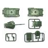 For Boys 1/4Pcs Tos Rocket Artillery Military Fighting  1/144 Plastic 4D Assembled T-90Ms Main Battle Tank Model