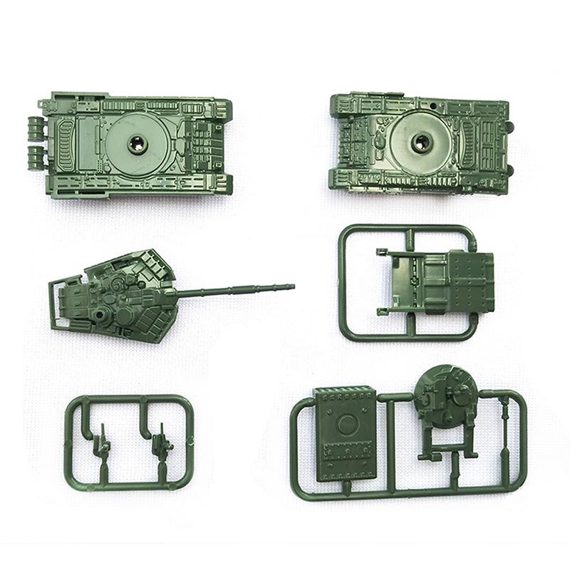 For Boys 1/4Pcs Tos Rocket Artillery Military Fighting  1/144 Plastic 4D Assembled T-90Ms Main Battle Tank Model