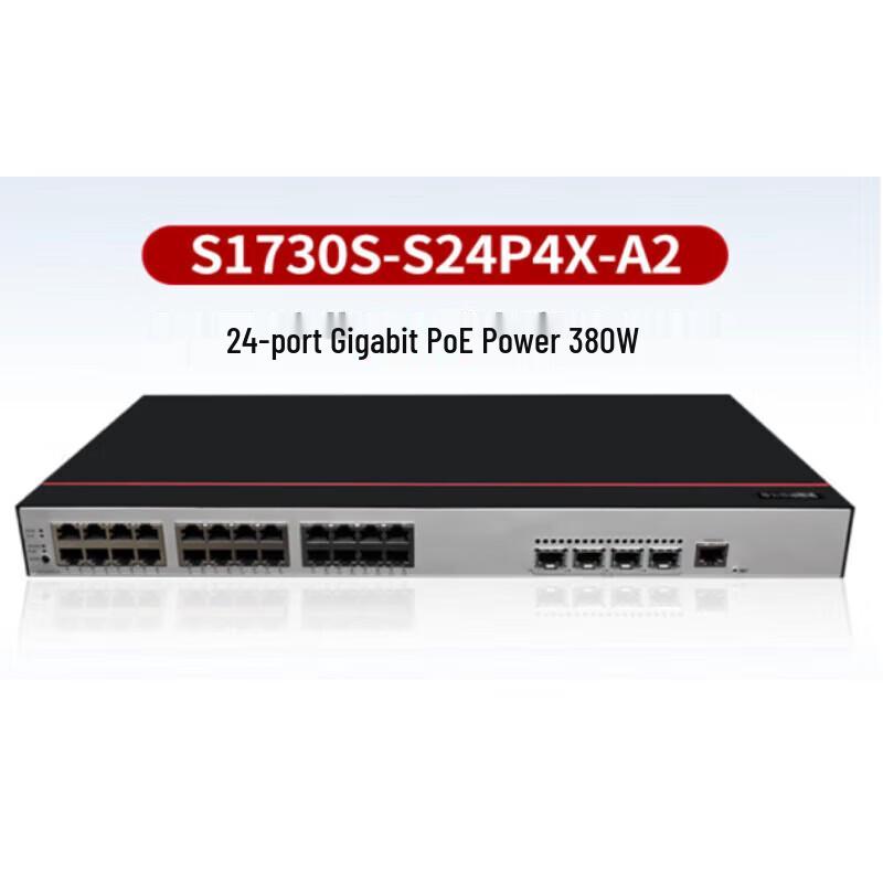 

Huawei S1730S-S24P4X-A2 24-Port Gigabit Ethernet PoE Switch
