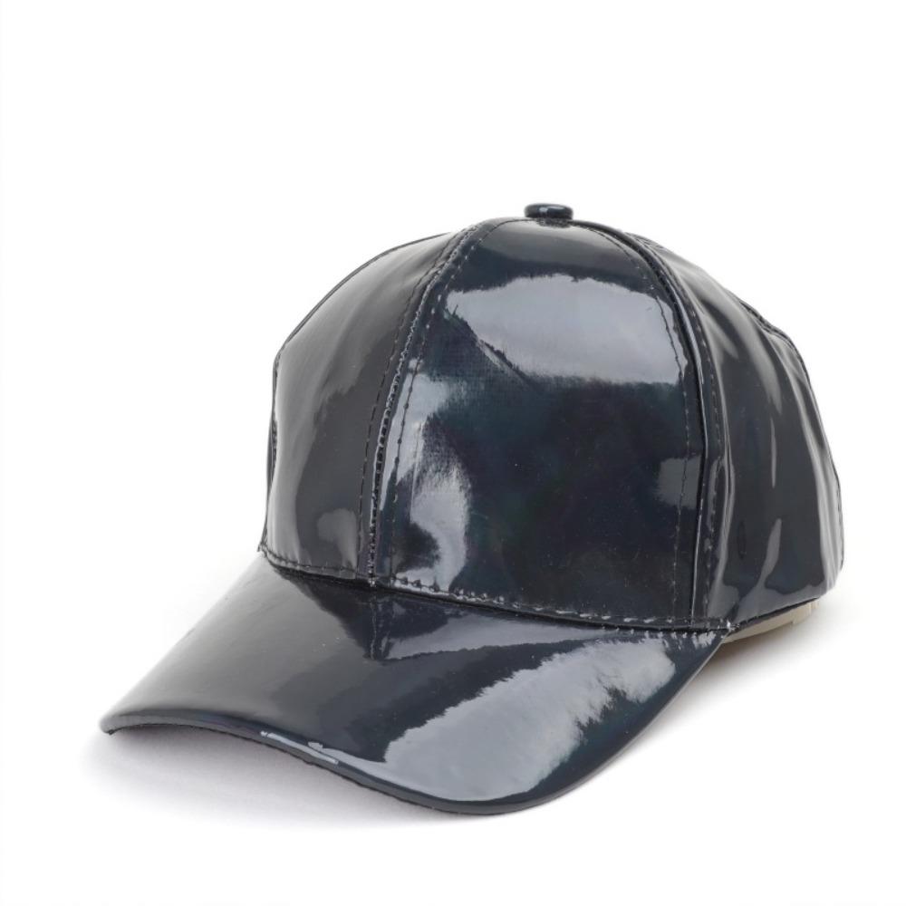 Adjustable Brim PU Water-Sprinkling Hats Transparent Baseball Cap Water Sprinkling