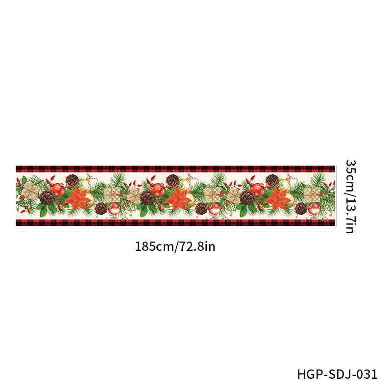 Christmas Tablecloth, Tablecloth, Holiday Party, Dining Table, Restaurant, Living Room Decoration, Banner