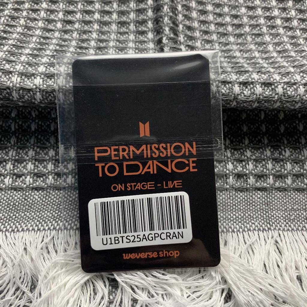 [USED] BTS Jungkook P.T.D STAGE-SEOUL GLOBAL Trading Card Exclusive