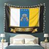 Bandiera Spagnola Oceano Isole Canarie Arazzo da Appendere alla Parete Decorazione Estetica per la Casa Arazzi per Soggiorno Camera da Letto
