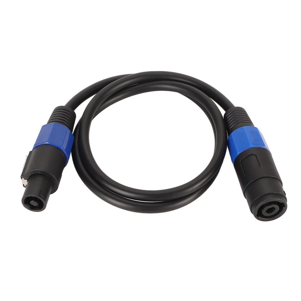Professional Speaker Cable 3.3ft Long PVC Male Female Quick Twist Lock Amplifier Connection Cord for Amplifier Monitor
