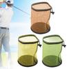 Portable Golf Ball Net Bag Durable Polyester Storage Sack Breathable Mesh Design for Outdoor Travel and Golf Equipment