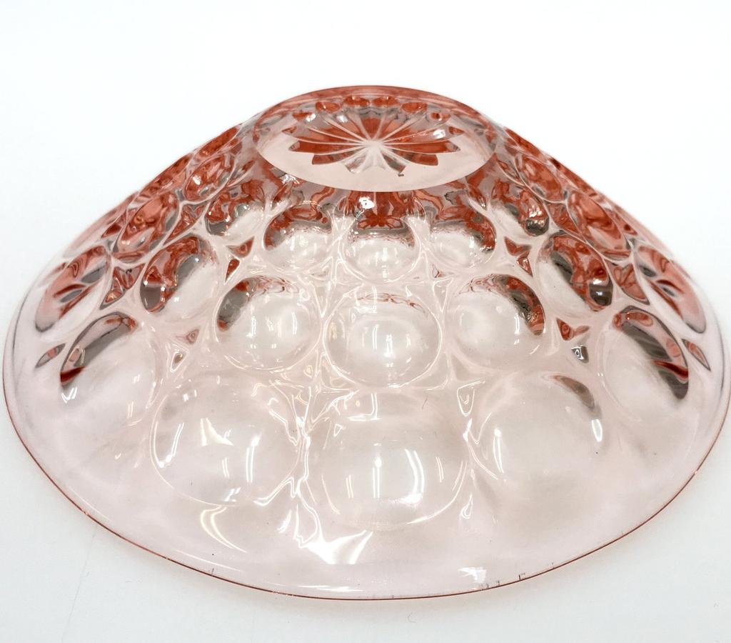 ADERIA Medium Bowl Coral Pink Maximum 15 X Height Suigetsu Dessert Bowl Set of 3 Made In Japan 4.5cm F-70384