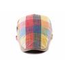 Spring Summer Thin Plaid Newsboy Caps for Men Breathable Beret Women Outdoor Sun Hat Gatsby Painters Hats Flat Caps Ivy Hat