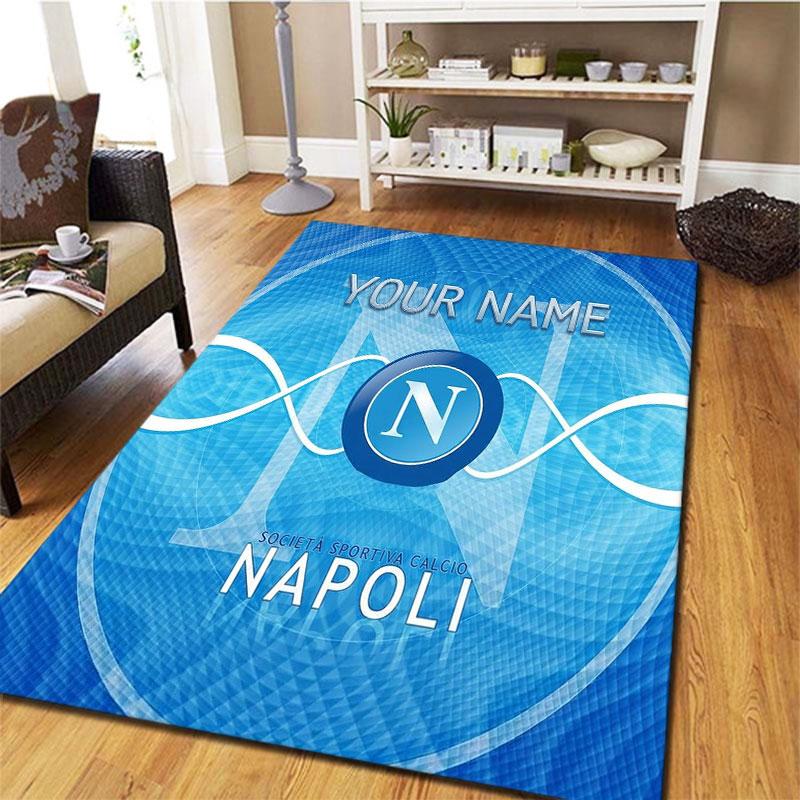 SSC Napoli Custom Name Carpet Rug for Living Room Bedroom Home Sofa Decoration,Kids Play Non-slip Floor Mat