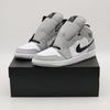 554724-092 Nike Air 1 Mid Light Smoke Grey Black White (Men's)