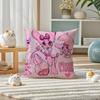 Boykisser SSilly Katze Niedliche Kissenhülle Seidig elegant Komfort Schlafsofa Versteckter Reißverschluss