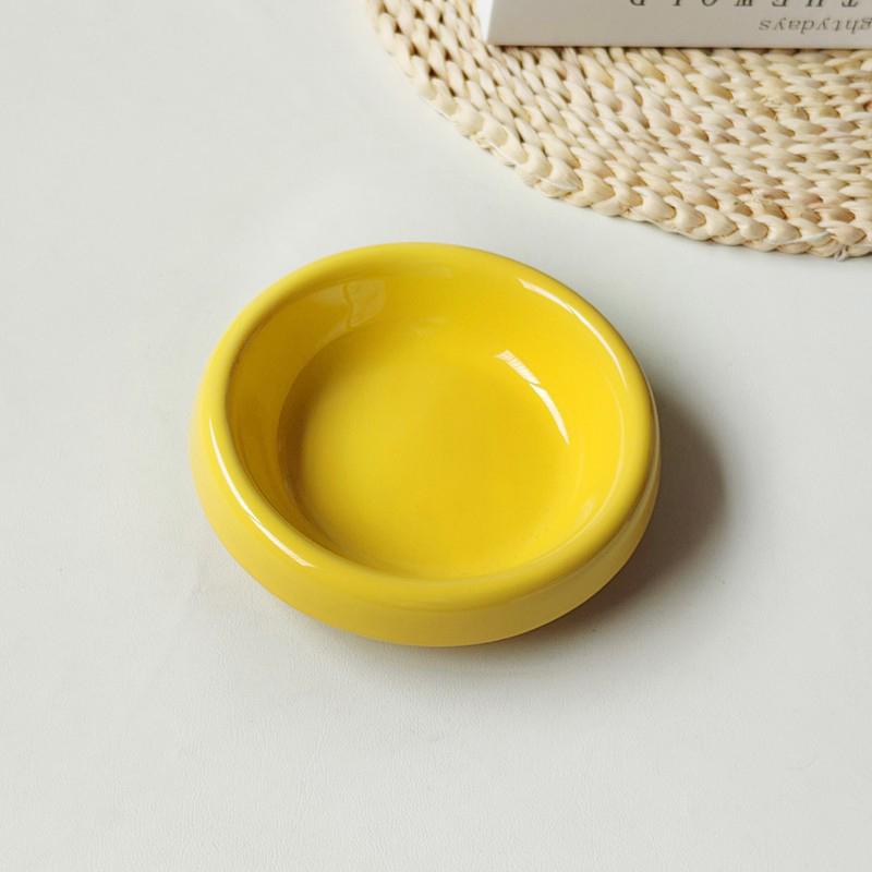 Neck Protection High Foot Cat Food Bowl Durable Cat Drinking Water Bowl Ceramic Cat Bowl Kittens Feeding Bowl Pet Supplies