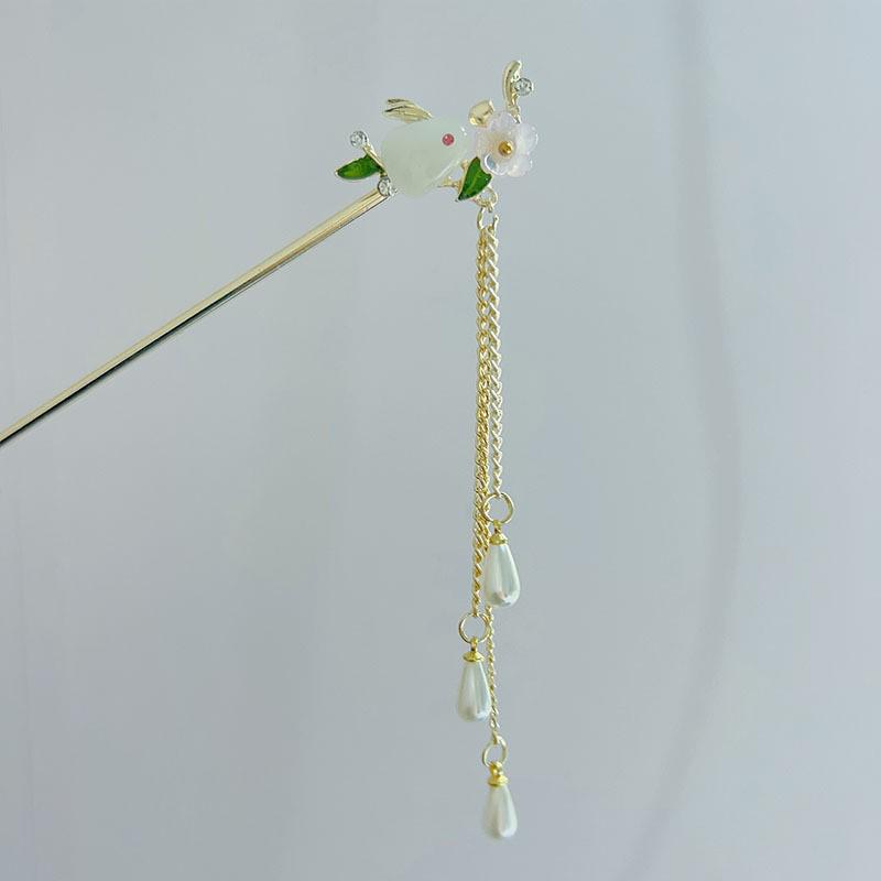 Ancient Style Hairpin Collection: Elegant Updo Hanfu Accessories for Women