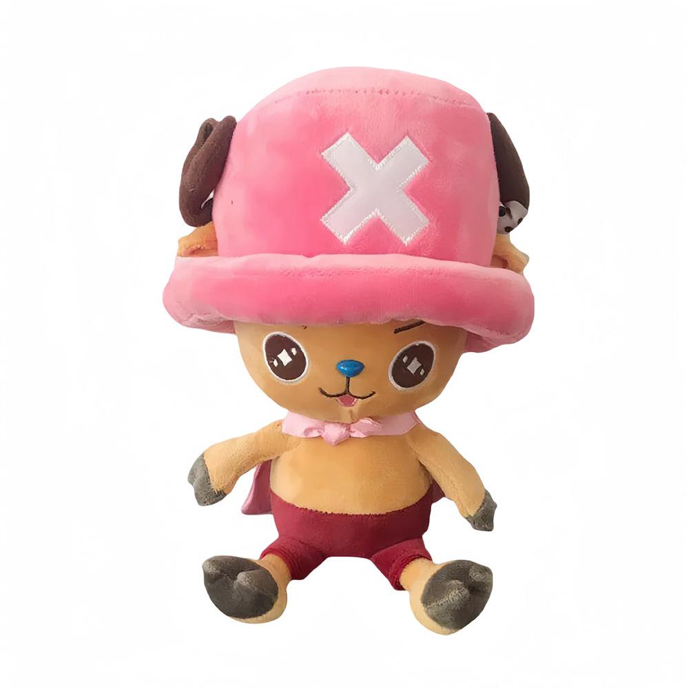 14-30Cm5.5-11.8In Genuine One Piece Stuffed Plush Toy Kawaii Plush Keychain Toy Tony Chopper Soft Stuffed Plush Doll Keychain