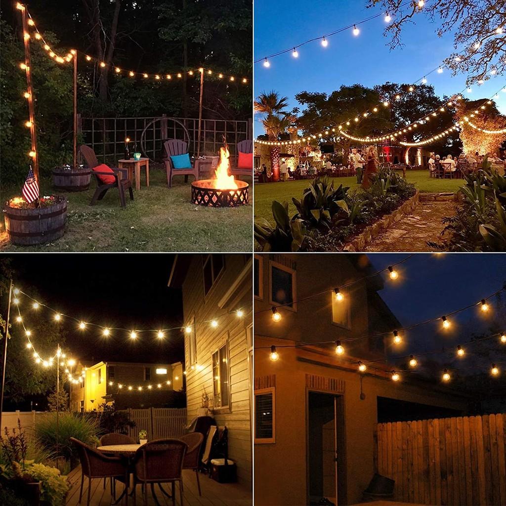 Led String Lights Outdoor Waterproof European American Voltage For Festive Decor