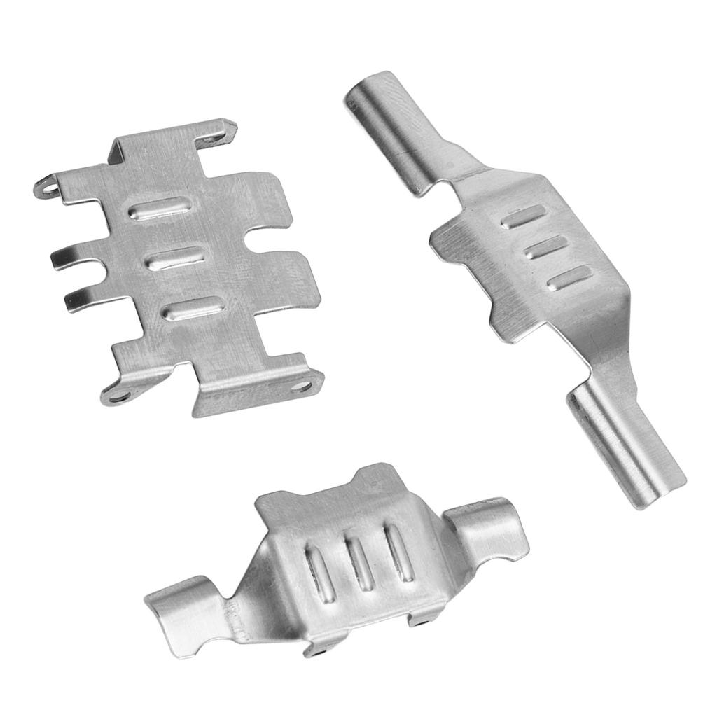 Stainless Steel Chassis Armor RC Chassis Armors Set for Traxxas TRX4M 118 Upgrade RC Car