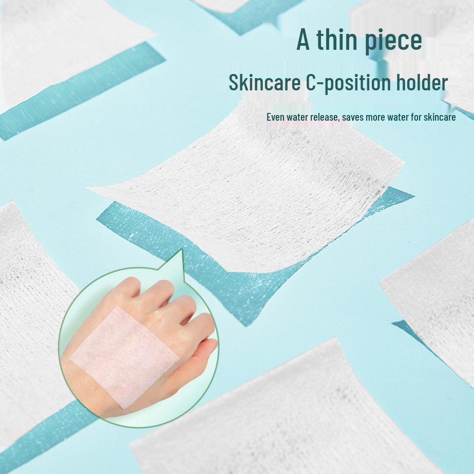 Quadratische Dünne Wattepads 500 Stück - Umweltfreundliche Make-up-Entferner-Pads mit englischer Verpackung