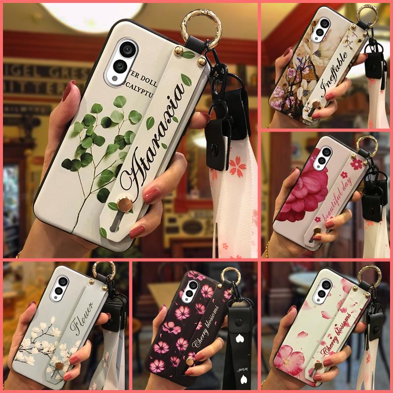 Anti-dust Protective Phone Case For FCNT/Fujitsu Arrows N F-51C Fashion Design Wristband Kickstand Durable Phone Holder