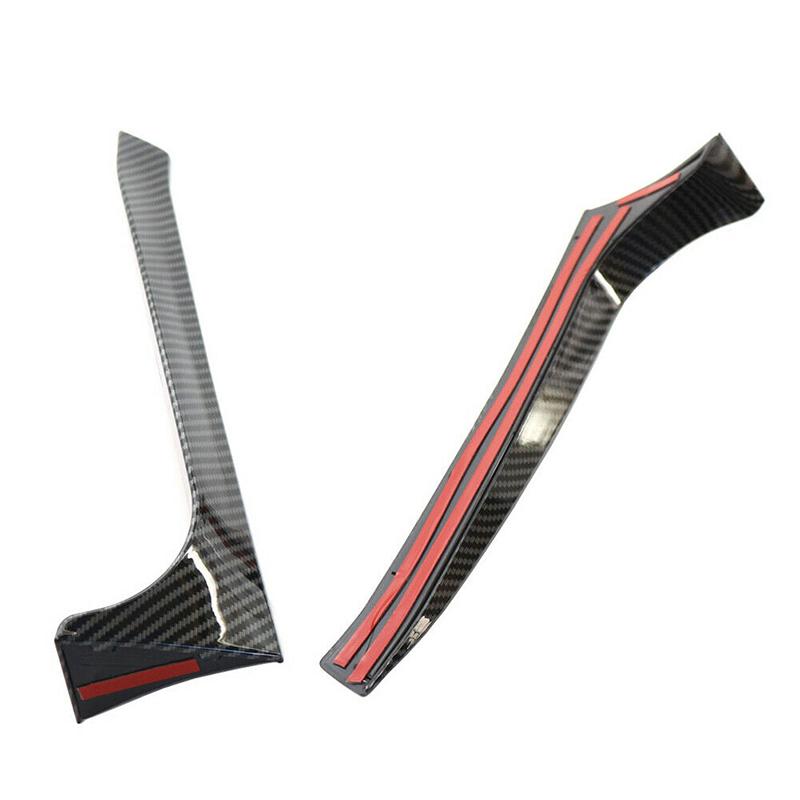 Pro VW Golf 6 MK6 GTI GTR GTD 2008-2012 Zadní boční spoiler na okno Canard Canards Splitter Dekorace exteriéru vozu Plastový levý pravý