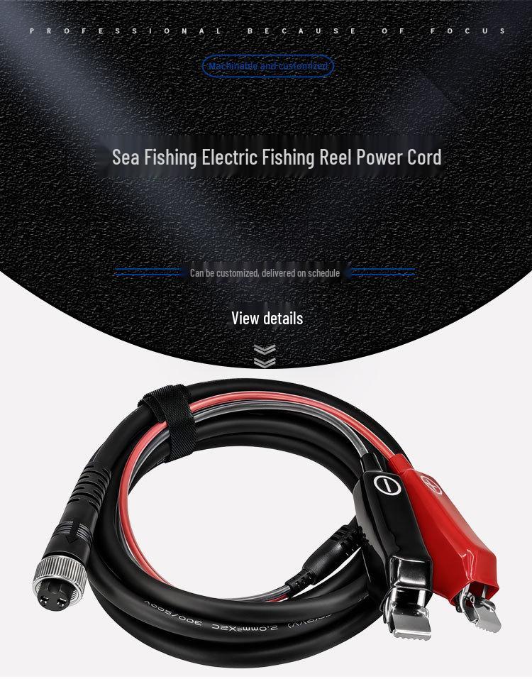 Napájecí kabel pro elektrické rybářské navijáky Shimano/Daiwa pro modely 300/500/750MJ Jigging