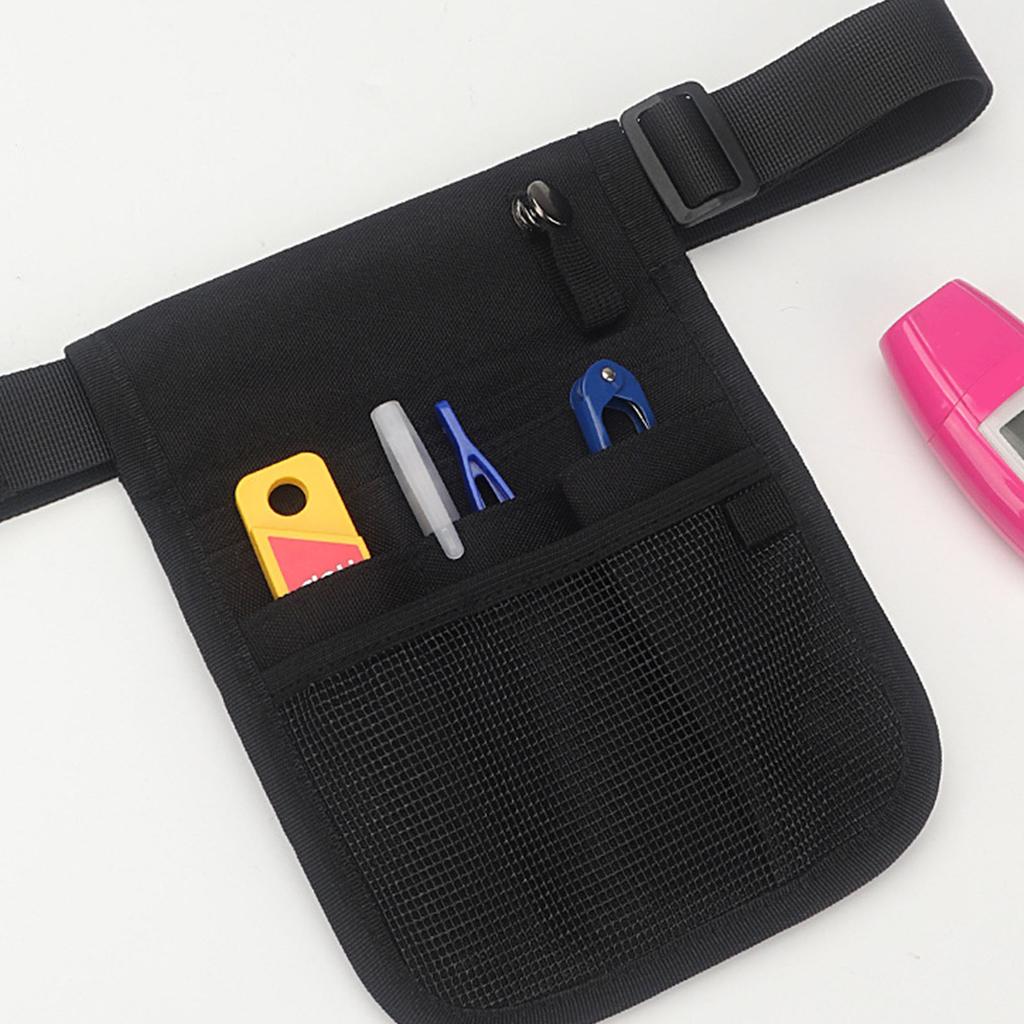 Krankenschwester Hüfttasche mit Gürtel Nylon Wiederverwendbar Langlebig Multifunktional Tragbar Krankenschwester Bauchtasche für