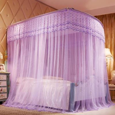 OEING Palace Style U-Shaped Floor Mosquito Net