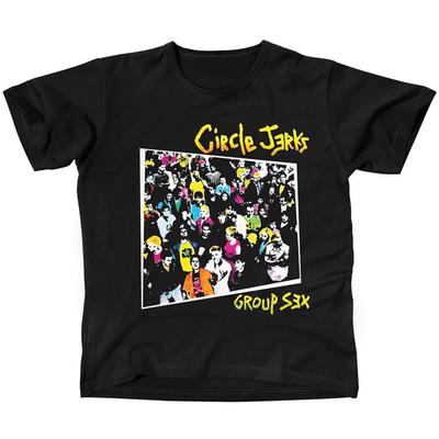 Men's Circle Jerks Group Sex T-shirt Medium Black
