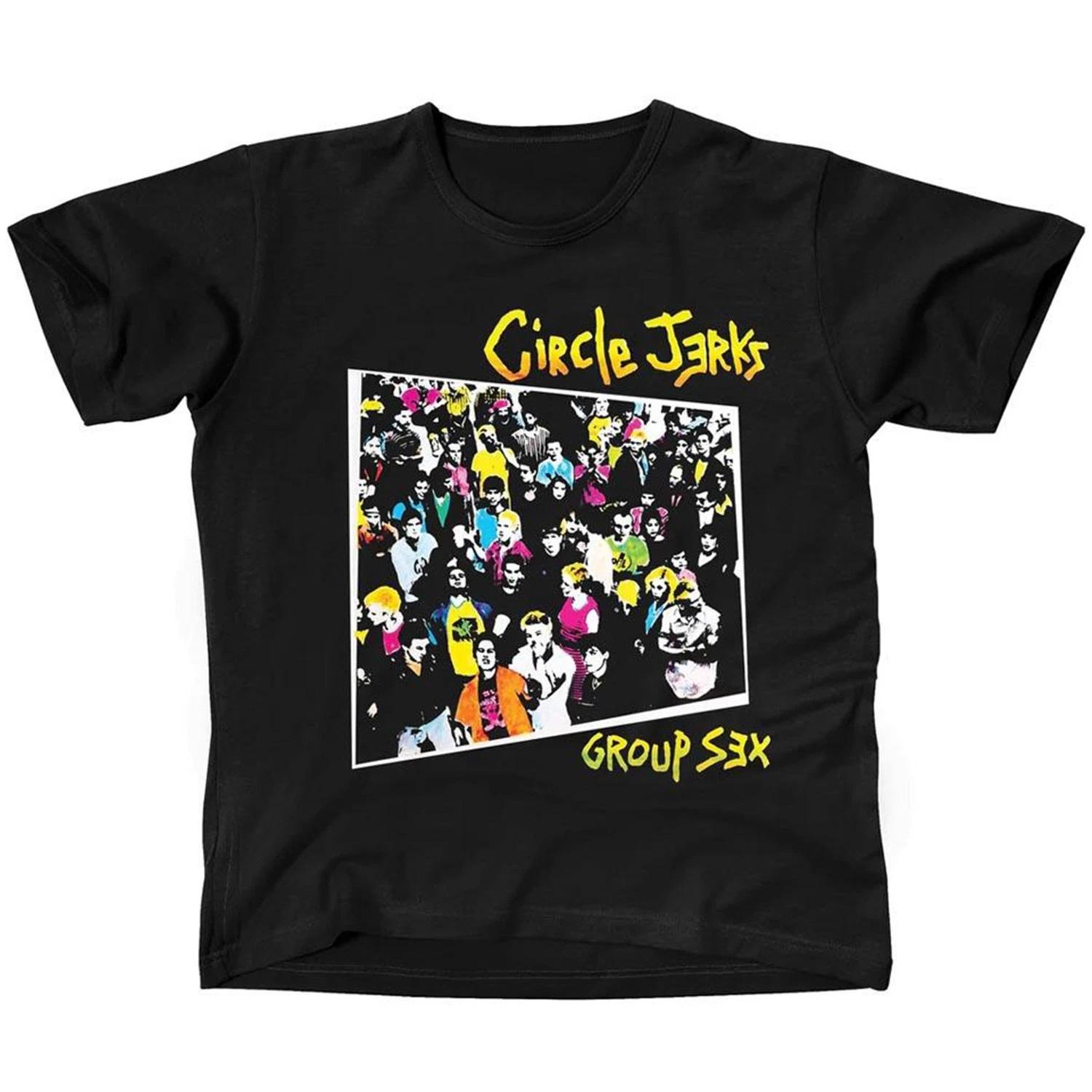 Men s Circle Jerks Group Sex T-shirt Medium Black S