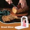 2026 New Toast Bread Slicer Stand Foldable Loaf Cutter Rack Baking Tool Cutting Guide Plastic Slicing Tool