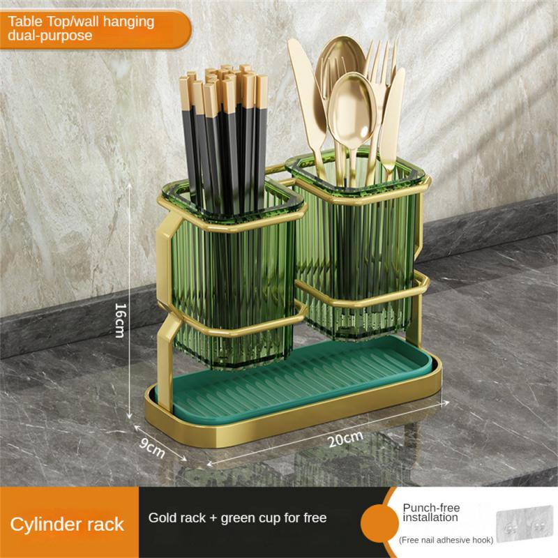 Kitchen Cutlery Organizer Multi-functional Kitchen Counter Storage Chopsticks Tableware Holder Basket Sponge Holder For Kitchen
