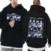 Japanese Anime Demon Slayer Graphic Hoodie Unisexga Unisex Oversized Street Vintage Sweatshirt Kimetsu No Yaiba Douma Printed Hoodies