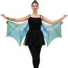 Role Play Women's Dragon Horn Wings One Size Cosplay Costumes Decoration Green Purple Wings  Adult