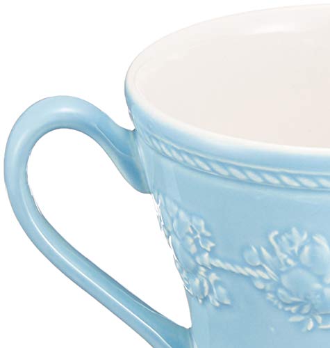 [Officially Imported] Wedgwood Festivity Pair Mug, 350ml, Ivory Blue, Ceramic, Wedding Gift, 1054014