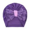 New baby products, baby bow headscarf hat, children's autumn and winter warm hat, girls' hat