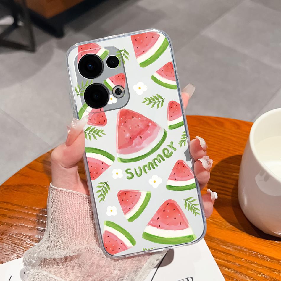 For Oppo Reno 13 Pro Case Creative Clear Soft Back Cover For Oppo Reno13 Pro 13Pro 5G TPU Slim Silicone Anti Drop Phone Cases