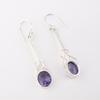 Iolite Gemstone 925 Sterling Silver Jewelry Handmade Drop/Dangle Earrings 1.76" EE-171-5