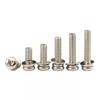 Three-Piece Combo: Pan Head Screw & Cross-Recessed Hex Bolt (M3-M8)