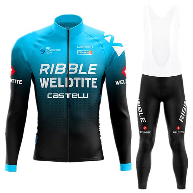 CASTELU Cycling Jersey Set Team Long Sleeve Kit Cycling Clothing Sports breathable Men Road Bike Suit MTB Pants Wear Autumn 2026