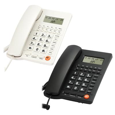 Desk Phone Fix Landline Phone Corded For Office And Residential Use Noise Reduction And Wide Compatibility
