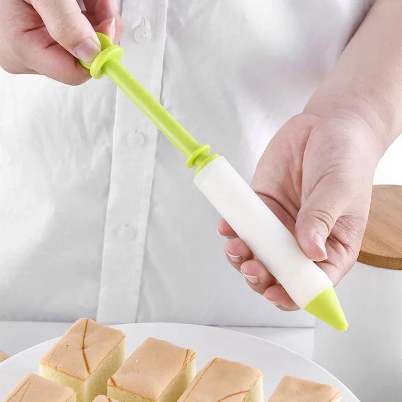 Silicone Food Writing Pen Chocolate Decorating Tools Cake Mold , Cookie Icing Piping Pastry Nozzles Baking Tools for Cakes