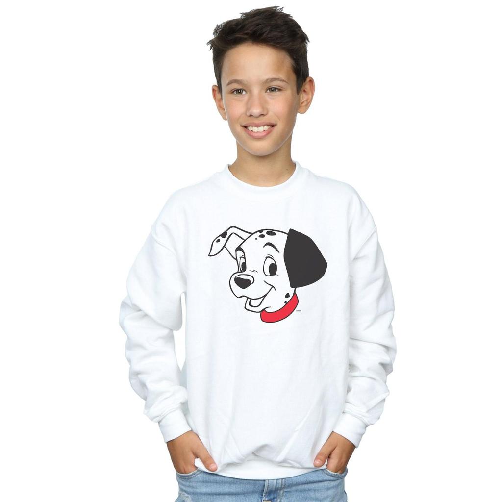 Disney Boys 101 Dalmatians Dalmatian Head Sweatshirt
