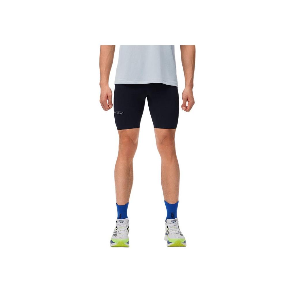 Saucony Compression Training Comfortable Moisture-Wicking Sports Shorts Men shorts Black SC2249111A-BK01