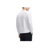 FILA Letter Print Pullover Knit Sweatshirt Men sweatshirt Standard-White F11M341204F-WT
